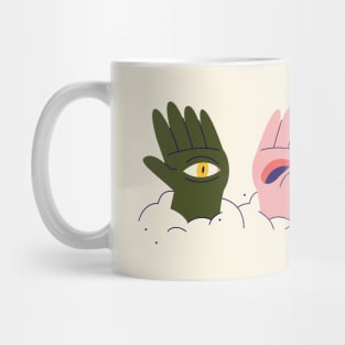 Graveyard high five Mug